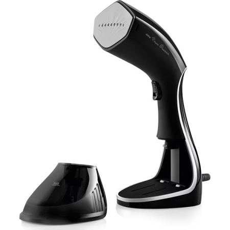 Aparat de calcat vertical Beko STM4116B, 1600 W, 230 ml, 25 g/min, Sistem Anti-Calcar, Display LCD, Recipient detasabil, AntiPicurare, Negru [1]