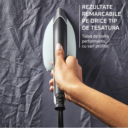 Aparat de calcat vertical cu abur 2 in 1 Tefal Duo Power JF4031E0, 1700W, jet de abur 180 g/min, abur variabil 25 g/min, 400 ml, talpa ceramica, o [3]