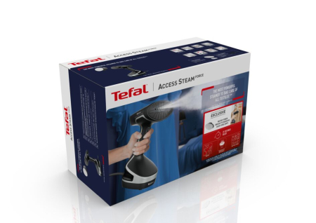Aparat de calcat vertical cu abur Access Steam 2 in 1 TEFAL DT8270E1, 2000 W, jet de abur 90 g/min, functie AUTO OFF, Negru [25]