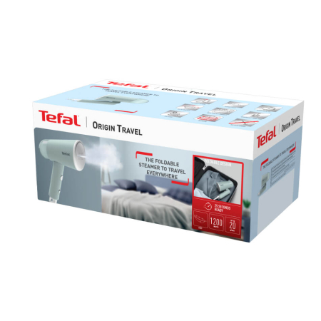 Aparat de calcat vertical cu abur portabil Tefal Origin Travel DT1034E1, 1200W, abur variabil 0-20 g/min, rezervor apa 70 ml, cablu alimentare 2m, a [8]