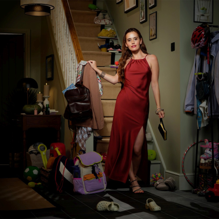 Aparat de calcat vertical cu abur Russell Hobbs Steam Genie VacuSteam, 1400W, tehnologie VacuSteam, abur 23g/min [7]