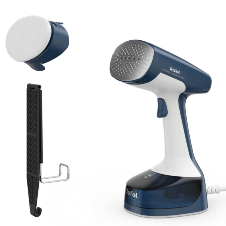 Bucatarie - Aparat de calcat vertical cu abur Tefal Access Steam Easy DT7130E1, 1400 W, abur variabil 0 - 25 g/min, recipient apa 150ml, incalzire rapida in