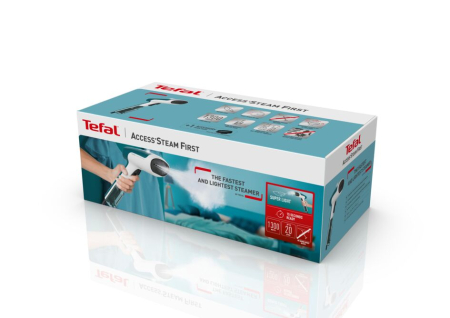 Aparat de calcat vertical cu abur Tefal Access Steam First DT6131E0, 1300 W, abur 20 g/min, rezervor 70 ml, functie Auto OFF, perie pentru tesatur [7]