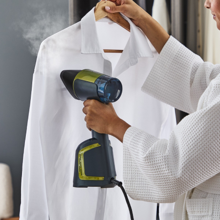 Aparat de calcat vertical cu abur Tefal AeroSteam DT9810F0, 1400W, functie de aspirare cu 3 niveluri, recipient apa detasabil 100 ml, autonomie 6  [8]