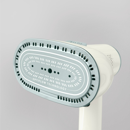Aparat de calcat vertical cu abur Tefal AeroSteam S DT9322E0, 1500 W, abur variabil 0 - 20 g/min, 3 moduri, recipient apa 180 ml, autonomie pana la 14 min, tehnologie OptiFlow, talpa ceramica, albastr [6]