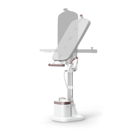 Aparat de calcat vertical cu abur Tefal Ixeo Vision QT1811E0, 2200 W, jet de abur 200 g/min, abur variabil 80 g/min, 1,4 L, masa de calcat integrat [2]