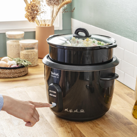 Aparat de gatit multifunctional Tefal Classic 2 RK103811, 600W, multicooker cu 3 programe de gatit, capacitte vas 5L, functie mentinere la cald,  [3]