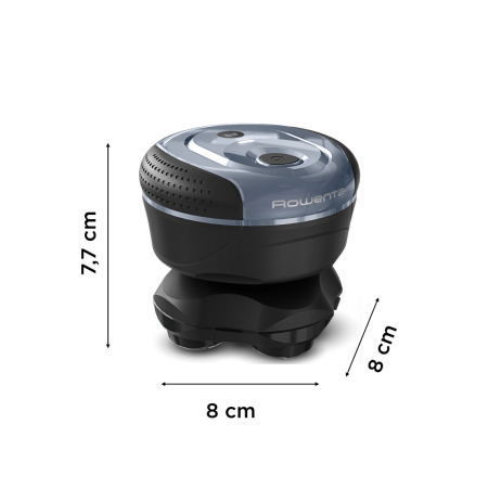 Aparat de ras pentru cap Rowenta Head Shaver TN3110E0, invelis din titan, pana la 80 min autonomie, precizie de 0.1 mm, 7300 rpm, tehnologie Wet & Dry, husa inclusa, negru & albastru [11]