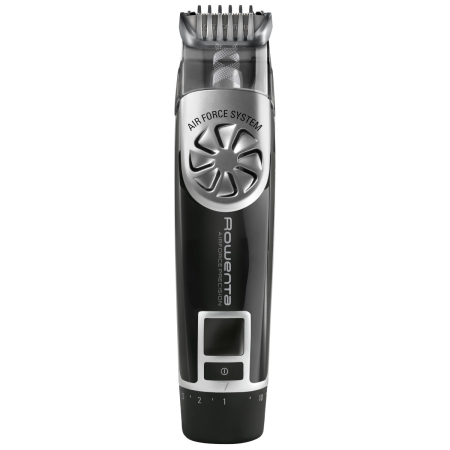 Baie - Aparat de tuns barba Rowenta Air Force Precision TN4851F0, autonomie 45 minute, lame cu invelis de titan, 8500 rpm, ecran LCD, sistem Soft Contour, ne
