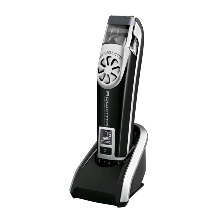 Aparat de tuns barba Rowenta Air Force Precision TN4851F0, autonomie 45 minute, lame cu invelis de titan, 8500 rpm, ecran LCD, sistem Soft Contour, ne [1]