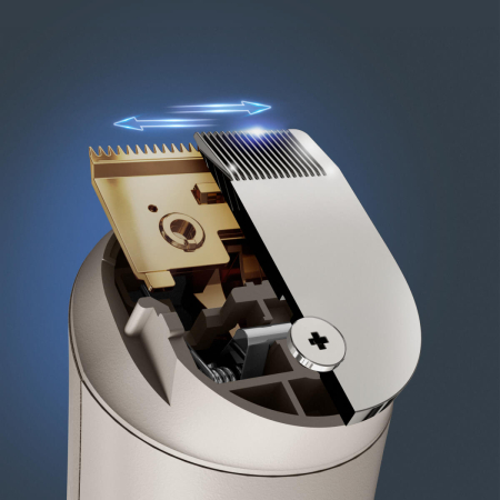 Aparat de tuns multifunctional Rowenta Trim & Style TN9154F0, tehnologie Wet & Dry, lame din inox, autonomie 60 minute, sistem de autoascutire, crem [7]