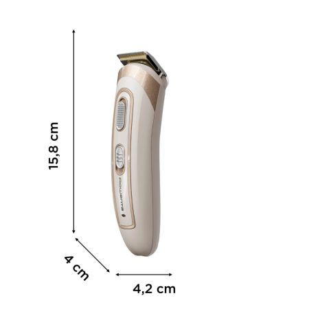 Aparat de tuns multifunctional Rowenta Trim & Style TN9154F0, tehnologie Wet & Dry, lame din inox, autonomie 60 minute, sistem de autoascutire, crem [4]