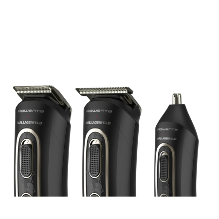 Aparat de tuns multifunctional Rowenta x Karl Lagerfeld Trim & Style 12 in 1 TN911LF0, Tehnologia Wet & Dry, autonomie pana la 120 minute [3]