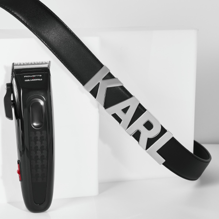 Aparat de tuns parul Rowenta x Karl Lagerfeld Perfect Line TN152LF0, lame inox, 6 piepteni, 5200 rpm, negru [11]