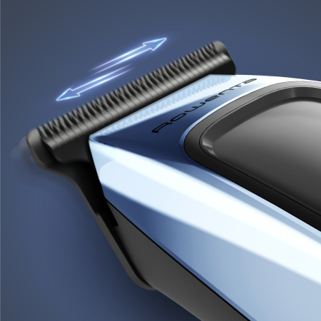Aparat de tuns pentru contur si detalii Rowenta Barber Experience TN1851E0, lame inox, 6500 rpm, autonomie 90 minute, 0.5 - 5 mm,incarcare rapida, negru & gri [11]