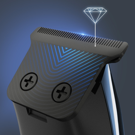 Aparat de tuns pentru contur si detalii Rowenta Barber Experience TN1851E0, lame inox, 6500 rpm, autonomie 90 minute, 0.5 - 5 mm,incarcare rapida, negru & gri [8]