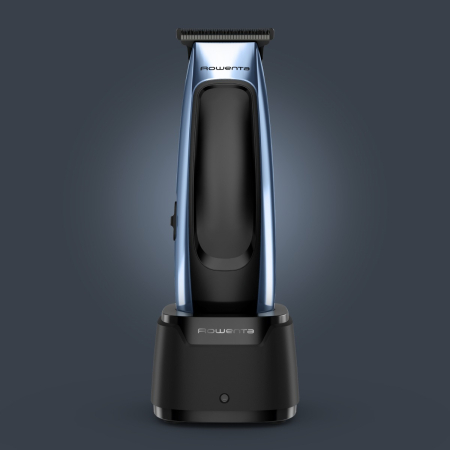 Aparat de tuns pentru contur si detalii Rowenta Barber Experience TN1851E0, lame inox, 6500 rpm, autonomie 90 minute, 0.5 - 5 mm,incarcare rapida, negru & gri [6]