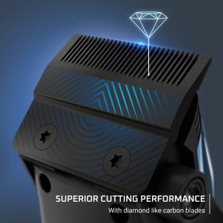 Aparat de tuns Rowenta Barber Experience TN1551E0, lame inox, 6500 rpm, autonomie 150 minute, 0.6 - 26.5 mm, cablu alimentare 1.8 m, albastru & negru [11]
