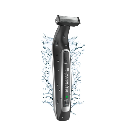 Aparat hibrid de tuns, conturat si barbierit Rowenta Forever Sharp TN6000F5, wet&dry, lame inox cu tehnologie de autoascutire, 3 piepteni, negru [10]
