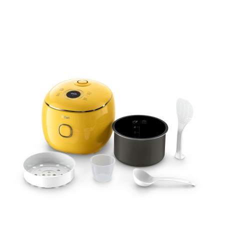 Aparat multifunctional de gatit orez Tefal Pop RK5352E0, 350 W, capacitate 0.7 L, 8 programe, tehnologie digitala, functie mentinere la cald, design c [16]