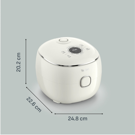 Aparat multifunctional de gatit orez Tefal Pop RK535AE0, 350 W, capacitate 0.7 L, 8 programe, tehnologie digitala, functie mentinere la cald, design c [11]