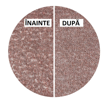 Aparat pentru indepartarea scamelor JB1011E0, cutit cu 3 lame din inox, 4 lungimi diferite, perie de curatare, recipient transparent, negru / alb [6]