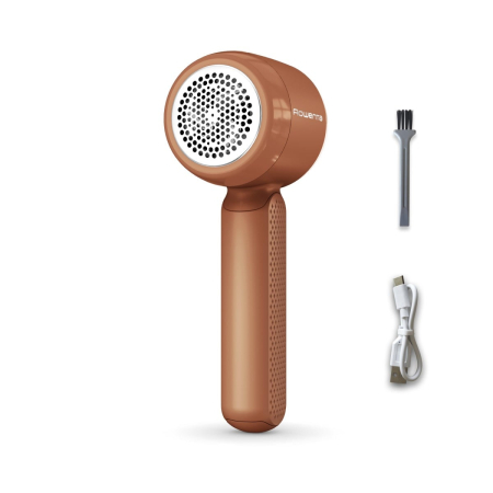 Aparat pentru indepartarea scamelor Rowenta Easy Care JA8001E0, autonomie 60 minute, perie de curatare, cablu incarcare USB-C, portocaliu [1]