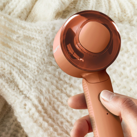 Aparat pentru indepartarea scamelor Rowenta Easy Care JA8001E0, autonomie 60 minute, perie de curatare, cablu incarcare USB-C, portocaliu [7]
