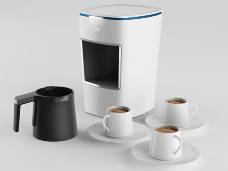 Aparat pentru preparat cafea turceasca Beko BKK2300ALB, 1 recipient, 670 W, Alb [2]
