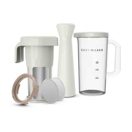 Aparat pentru preparat lapte vegetal Tefal Easy Milker VZ700AE0, 1 L, baza detasabila, crem [1]