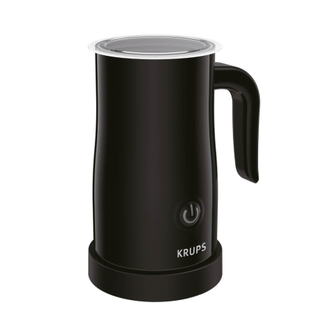 Aparat pentru spumat laptele Krups XL100810, 150 ml, 500 W, baza rotativa, invelis antiaderent, Negru [1]