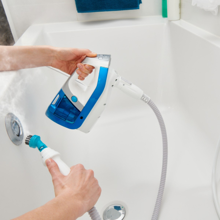 Aspirator cu abur Rowenta Clean & Steam Multi RY8544WH, 1700 W, autonomie abur 30 min, reglaj abur eco/max, accesoriu pentru ferestre, recipient praf 0.5 L, recipient apa 0.4L, alb [13]