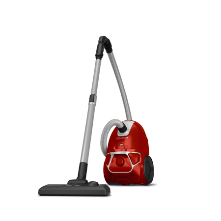 Aspirator cu sac Rowenta Compact Power parquet RO3953EA, 900W, Clasa A, Tub telescopic din metal, Sac Hygiene+, Rosu [8]