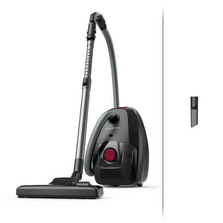 Bucatarie - Aspirator cu sac Rowenta RO4933EA, 900W, Clasa A, 75 dB, 4.5 L, Negru