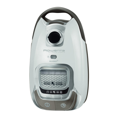 Aspirator cu sac Silence Force Effitech® RO7487EA, motor Effitech, filtrare HEPA, 57 dB(A), alb & gri [6]