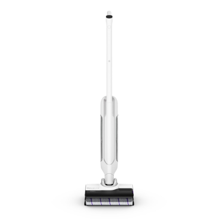 Aspirator cu spalare Rowenta X-Clean 10 GZ7540WO, 200W, 550 RPM, pana la 60 min autonomie, ecran LED, functie uscare & autocuratare, baza de incarcare, nivel scazut de zgomot, alb & argintiu [15]