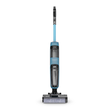 Aspirator cu spalare Rowenta X-Clean 2 GZ2271E0, 120W, 440 RPM, pana la 35 min autonomie, ecran LED, 2 role, panou de control, albastru & negru [10]