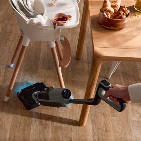 Aspirator cu spalare Rowenta X-Clean 3 GZ4012E0, 500 RPM, pana la 30 min autonomie, aspirare umeda si uscata, 2 moduri, design flexibil 180°, ilumina [9]