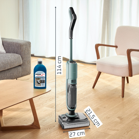 Aspirator cu spalare Rowenta X-Clean 3 GZ4012E0, 500 RPM, pana la 30 min autonomie, aspirare umeda si uscata, 2 moduri, design flexibil 180°, ilumina [12]