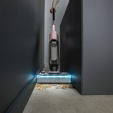 Aspirator cu spalare Rowenta X-Clean 6 Pro GZ4079E0, 280 W, 500 RPM, pana la 50 min autonomie, aspirare umeda si uscata, 3 moduri, design flexibil 180 [15]