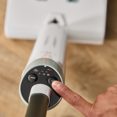 Aspirator cu spalare Rowenta X-Wash GZ1032E0, 370 RPM, pana la 40 min autonomie, aspirare umeda si uscata, 2 moduri, design flexibil 180°, rola motor [7]