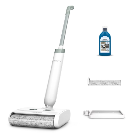 Aspirator cu spalare Rowenta X-Wash GZ1032E0, 370 RPM, pana la 40 min autonomie, aspirare umeda si uscata, 2 moduri, design flexibil 180°, rola motor [1]