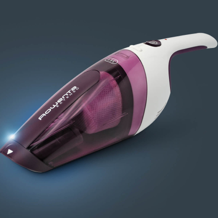 Aspirator de mana Rowenta Extenso Dry AC232001, Sistem ciclonic, filtru permanent, alb/Visiniu [5]