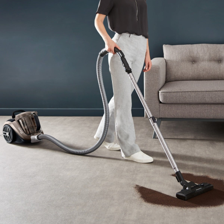 Aspirator fara sac Compact Power XXL RO4B50EA, 900 W, recipient pentru praf 2.5 L, 3 niveluri de filtrare, crem [4]