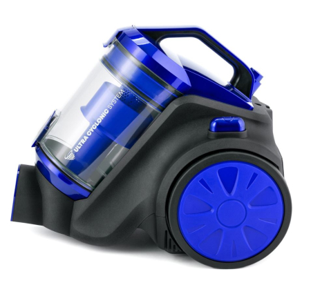 Aspirator fara sac Daewoo RCC-120B-1, tip aspirare uscata, tip alimentare retea, tip suprafata universal, albastru [2]