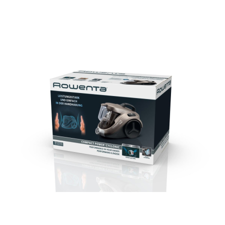 Aspirator fara sac Rowenta Compact Power Cyclonic Animal Care RO3786EA, accesoriu spatii inguste, 1.5L, 750W,  culoare cafeniu [5]