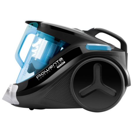 Aspirator fara sac Rowenta Compact Power RO3731, 750 W, 1.5 l, filtru de inalta eficienta, raza de operare 8.8 m, Negru/Albastru [9]