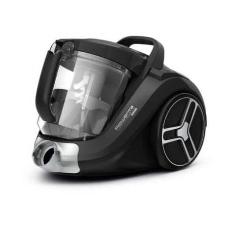 Aspirator fara sac Rowenta Compact Power XXL RO4855EA, 550W, tehnologie mono-ciclonica, capacitate rezervor 2.5L, cablu 6.2m, negru/gri [4]
