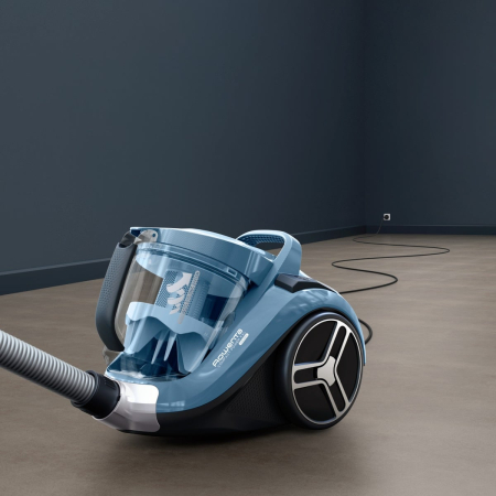 Aspirator fara sac Rowenta Compact Power XXL RO4B11EA, 900 W, recipient pentru praf 2.5 L, filtrare 99.98%, compact, bleu [4]