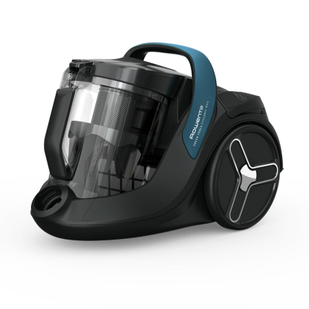 Aspirator fara sac ROWENTA Green Force Cyclonic Max RO7B11EA, 750 W, recipient de praf 2.5 L, filtrare tip HEPA, design eco, negru & albastru [10]
